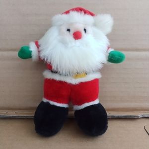 Vintage 8" Talking Santa Claus "HO-HO-HO Merry Christmas!" Holiday Plush Toy